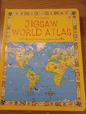 The Osborne Jigsaw World Atlas With Six Picture Map Jigsaw Puzzels