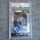 2018-19 PANINI PRIZM MITCHELL ROBINSON ROOKIE RC SILVER PRIZM AUTO PSA 10 GEM