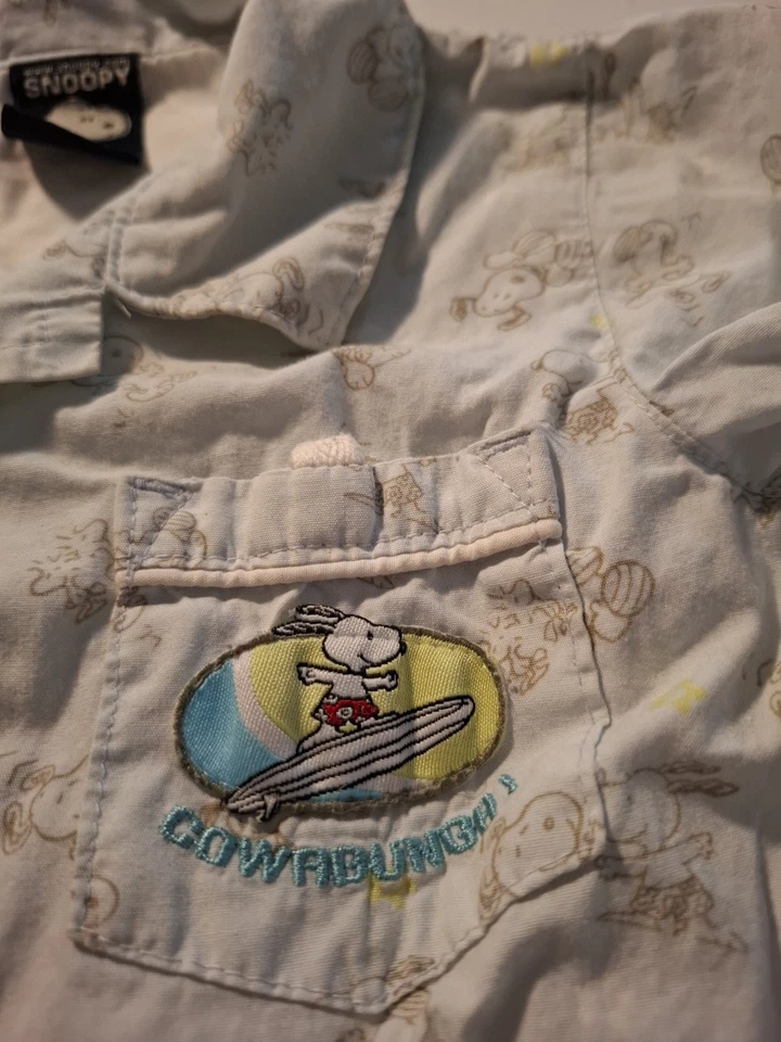Snoopy Hemd Junge Gr.74 - Bild 2 von 3