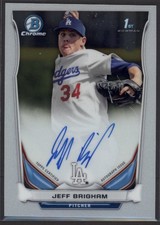 2014 Jeff Brigham Bowman Chrome 1st Bowman  Auto  RC     #BCA-JB (G996)