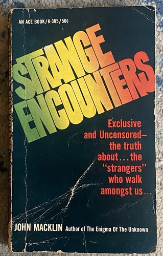 The Strange and Uncanny, Strange Encounters John Macklin (1967 & 1968) Vintage - Imagen 4 de 6