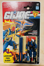 Vintage Hasbro G.I. Joe Cobra Commander Action Figure w  Glider 1992 MOC Sealed