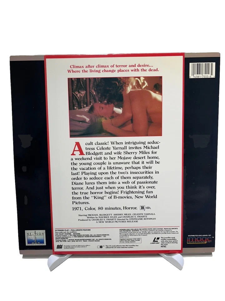 The Velvet Vampire - Laserdisc (1984 Image, Extended Play) - Image 2 of 4