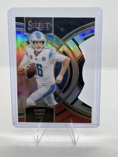 2023 Panini Select - Premier Level Jared Goff #178 Black & Red Prizm Die-Cut