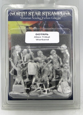 #ad #ad North Star DOTRPb Alien Tribal Warband Random Steampunk Warriors Miniatures $34.99