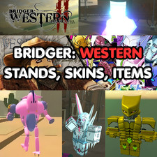 ⭐ Roblox BRIDGER: WESTERN ⭐ Soportes, Skins, Artículos