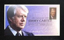 2025 Jimmy Carter Forever Stamp FDC: Design 2/8: President: Cachets Ciccolella
