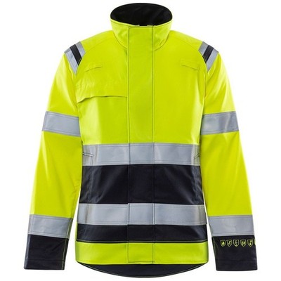 Fristads Damen Warnschutzbekleidung Flamestat High Vis Stretch Jacke KL.3 4161 A