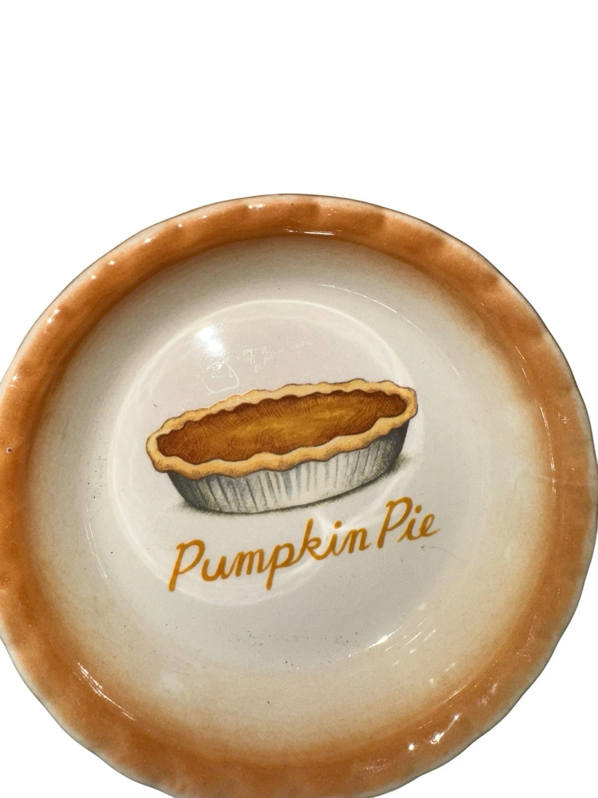 Nantucket Bakeware Apple Pie Plate Dish / SET 4 Serving Size.