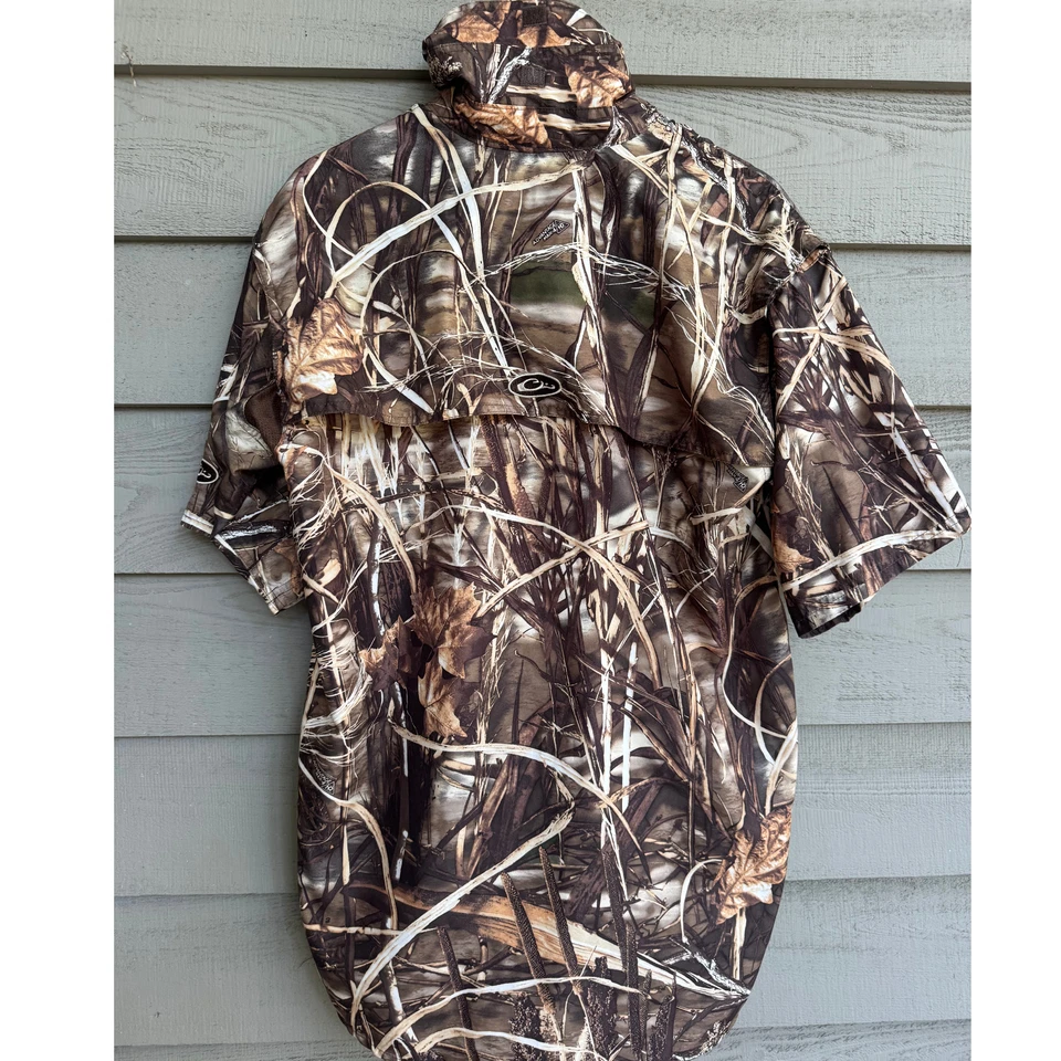 Drake Waterfowl Systems Camo Performance Shirt M Realtree Vented - Image 2 of 4