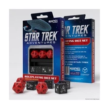 Modiphius Star Trek Adventures Command Division Dice Set - Red (7) VG+/NM