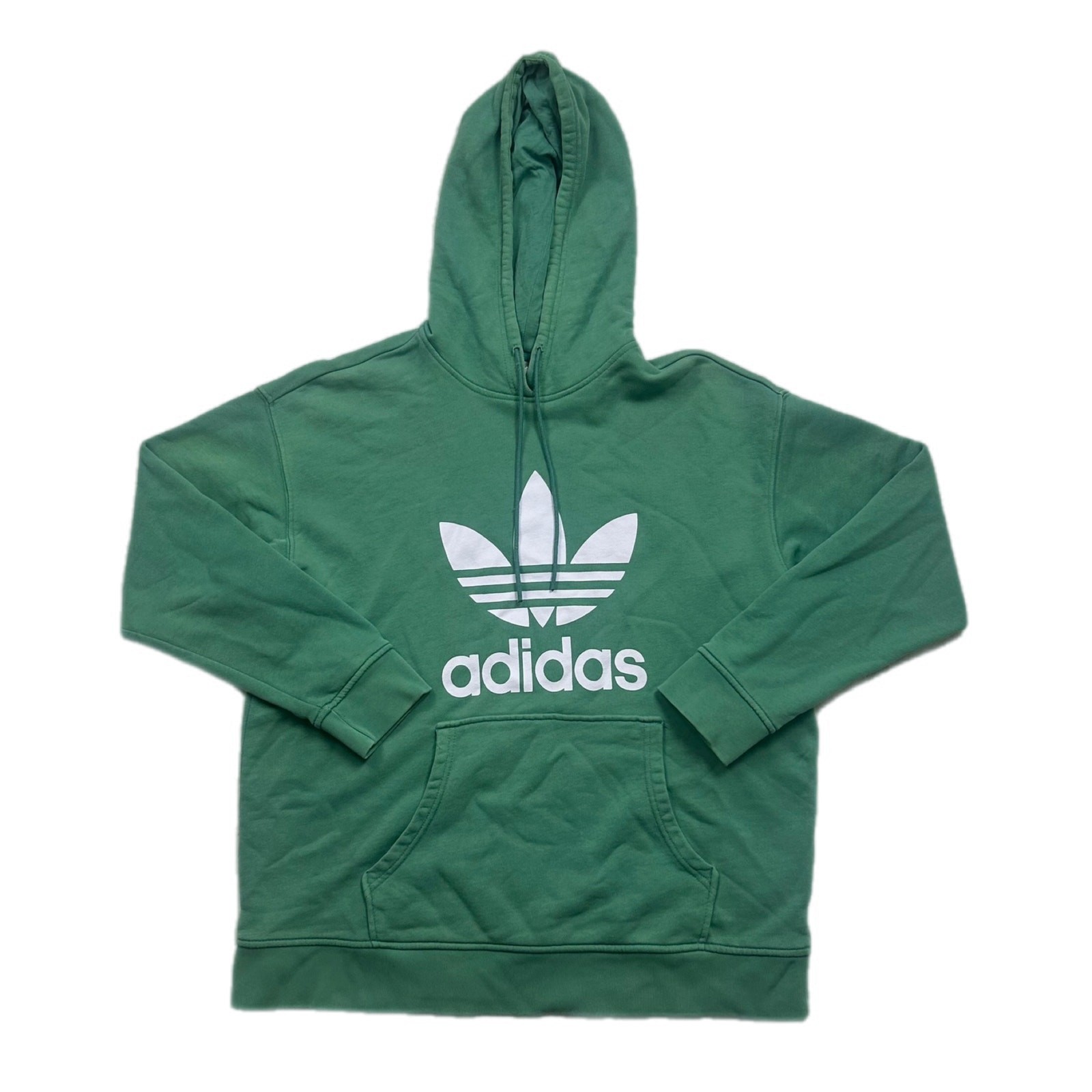 Adidas Big Logo Green Hoodie