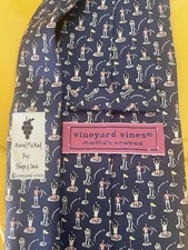 Vineyard Vines Golfer Character Silk Men  s Tie