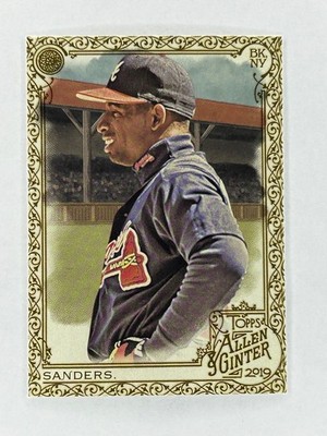 2019 Topps Allen and Ginter Gold Border #275 Deion Sanders Coach Prime Hot Box