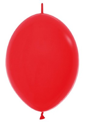Link o Loon 015 Fashion Red Rot 15cm 6 Inch Latex 50 Stück Luftballons Sempertex