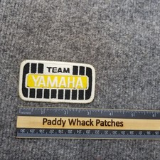 Vintage Team Yamaha Patch Motorcycle Racing ATV Stained T3