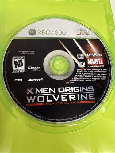 X-Men Origins: Wolverine Uncaged Edition (near mint) Xbox 360 - Komplett CIB - Bild 5 von 24