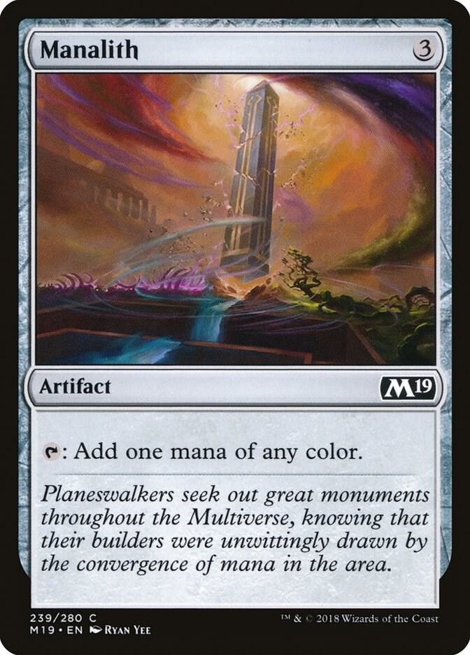 Manalith 239 C Core Set 2019 Magic: The Gathering NM/M