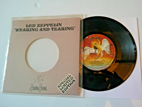 LED ZEPPELIN Wearing And Tearing 7" single vinyl  near mint