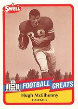 HUGH MCELHENNY 1989 SWELL FOOTBALL #49