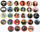 1995 MCDONALD’S BATMAN FOREVER POGS – LOT OF 28 – VG+ CONDITION VINTAGE PROMO
