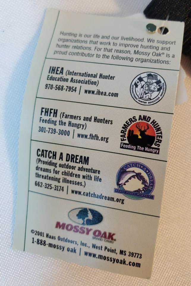 3 bragas Mossy Oak para mujer S camufladas 100 % algodón colección Cutoff Creek nuevas con etiquetas Foto 4 de 4