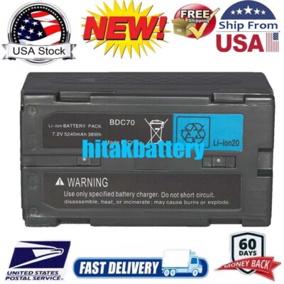 Battery for Sokkia BDC-58 BDC-70 BLI-SRX1 Total Stations CX-101 CX-103 SRX3X