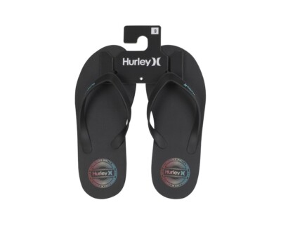 Hurley Herren/Damen/Unisex 1er Pack Tier Flip Flops Sommer Pool Strand Sandalen