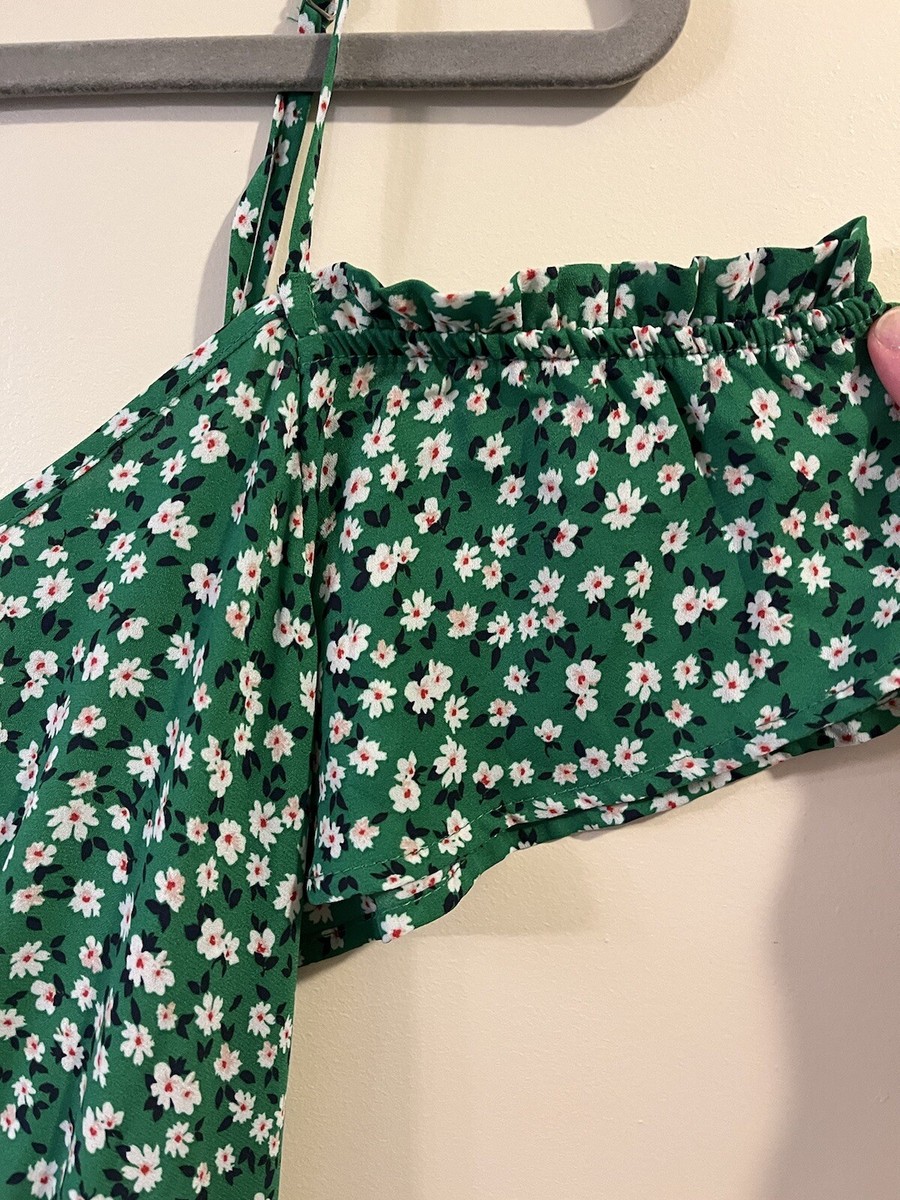Jessica Simpson Green Floral Dress - Size S | eBay