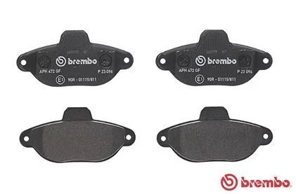 BREMBO P23096 Kit pastiglie freno per FIAT CINQUECENTO (170_), PANDA / PANDA CLA - Immagine 3 di 4