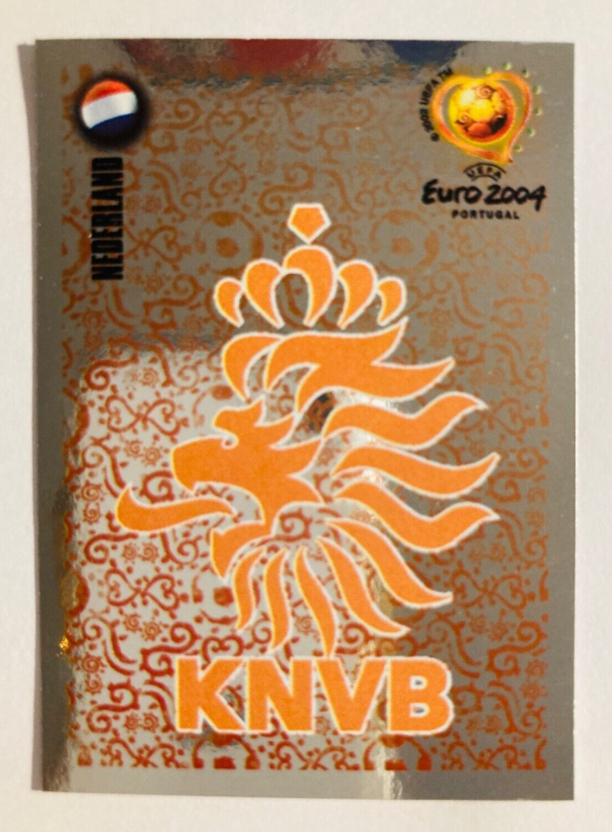 2004 Panini UEFA EURO Portugal #317 Netherlands Team Emblem foil