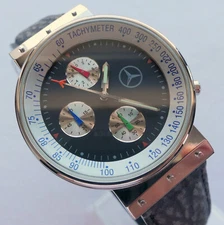 Mercedes Benz Classic Aviator Pilot Driver Racing Driver Sport Watch Chronograph