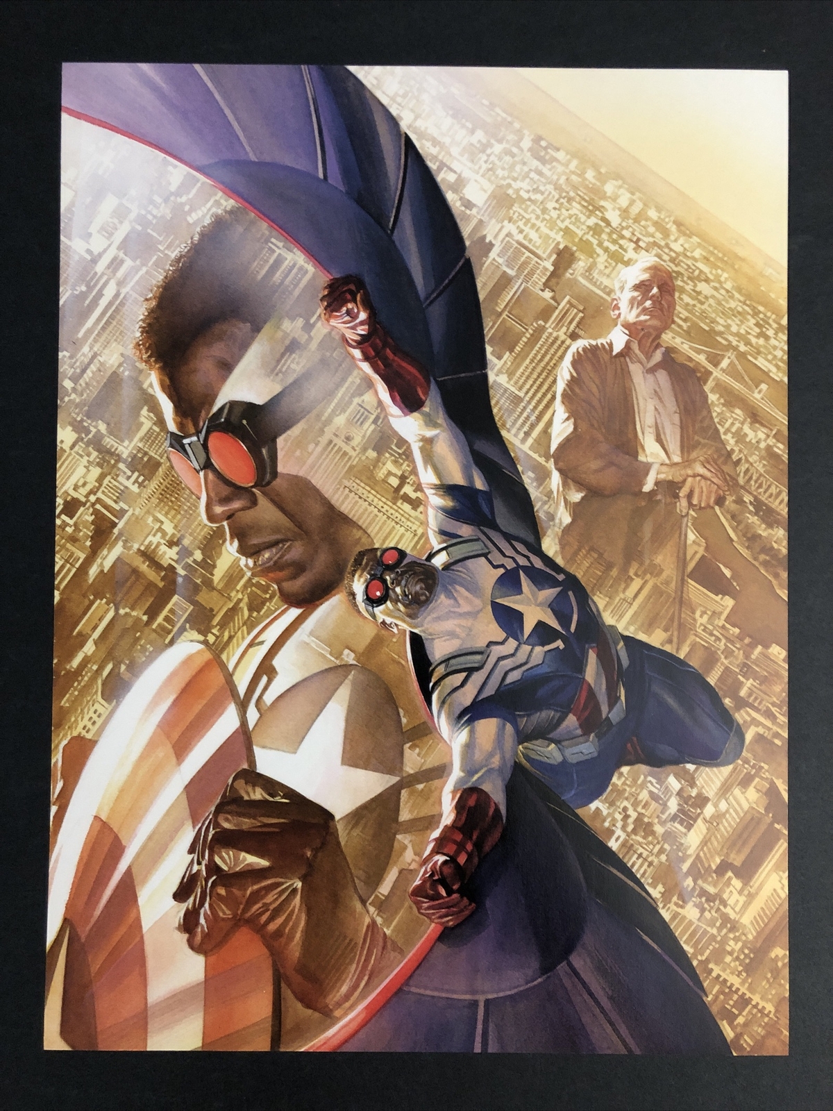 Captain America Sam Wilson COVER - Marvel Comic Book Poster 8.5X11.5