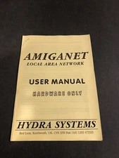 Amiganet amiga commodore instructions manual