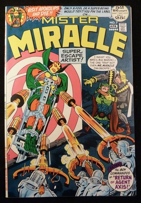 Mister Miracle #7 Apokolips Trap & Belästigers - DC Comics April 1972 Sehr guter Zustand + 8,5