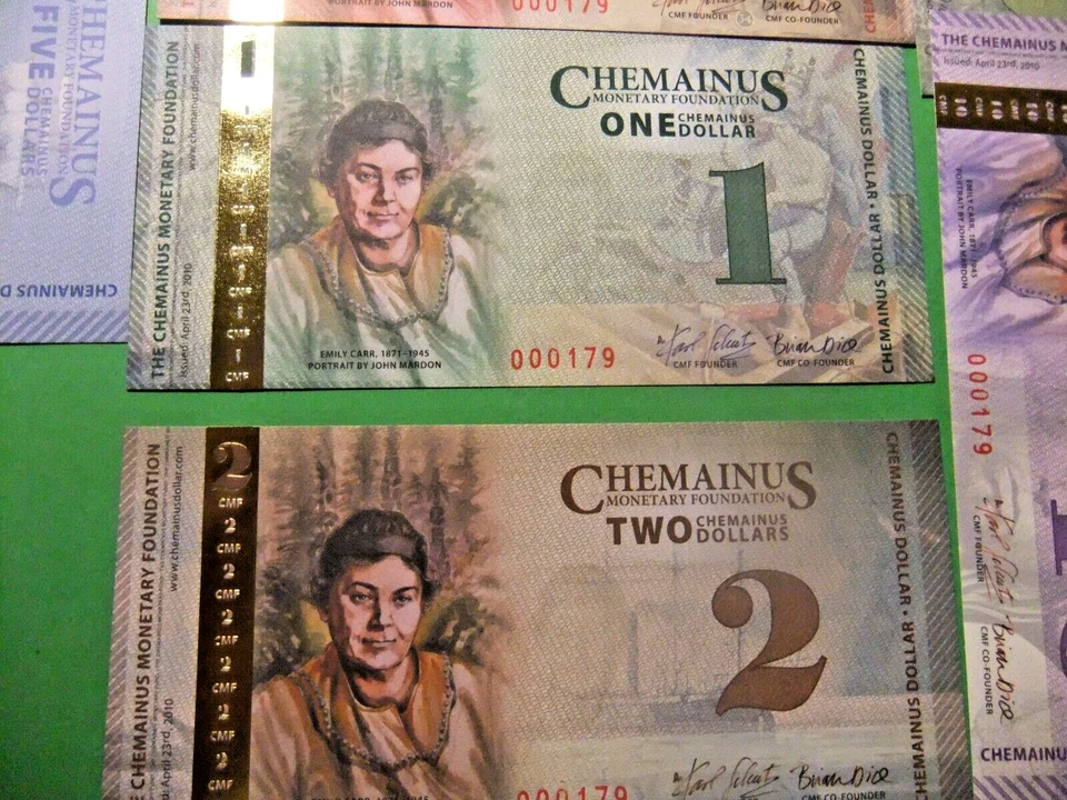 RARO 2010 Chemainus, Canadá Completo EMILY CARR Notas Comerciales Juego de Recuerdo - UNC Foto 3 de 4