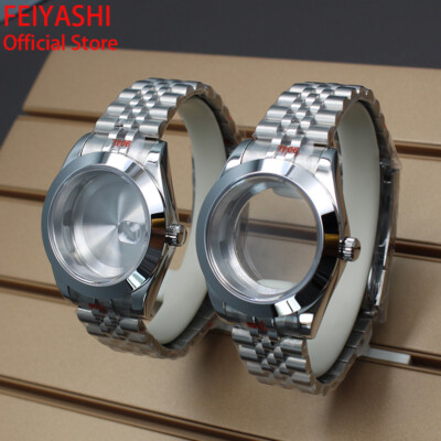 36/40mm stainless steel Watch Case nh35 Jubilee Bracelet For Seiko nh35 Movement