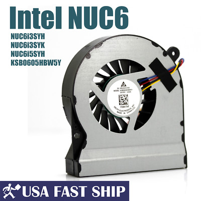 New CPU Cooling Fan For Intel NUC6i3SYH NUC6i3SYK NUC6i5SYH NUC6i7KYK KSB0605HB