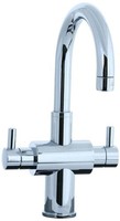 Cifial 221.105.625 Techno Monoblock Two Handle Lavatory Faucet, Polished Chromel Cifial 221.105.625 Techno Monoblock Two Handle Lavatory Faucet, Polished Chromel