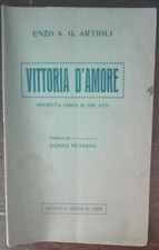 Vittoria D'amore - Enzo A. G. Artioli - EE.VV., 1920 - A