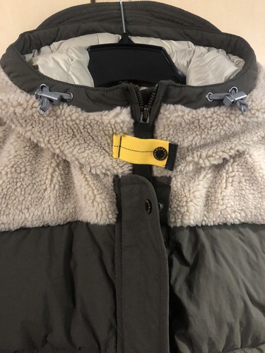 Neu mit Etikett Parajumpers Militär Daunen isolierter Parka langer Mantel oliv Kapuzenjacke *M - Bild 13 von 24