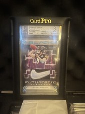 KENNY PICKETT 2022 Black Nike Swoosh Patch 1/1 Bgs 8