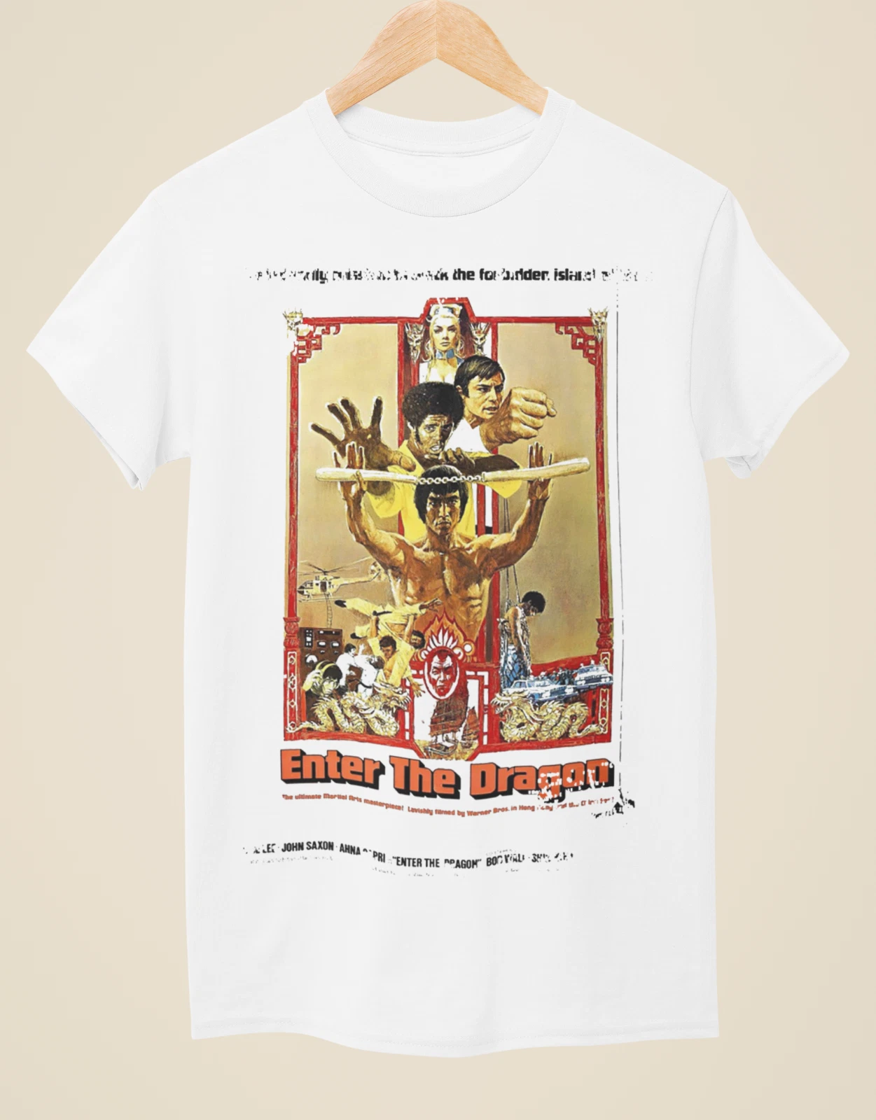 Enter the Dragon - Movie Poster Inspired Unisex White T-Shirt
Opens in a new window or tab