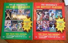 2 books 1992 BASEBALL'S 100 HOTTEST PLAYERS and HOTTEST ROOKIES BY SCORE  — photo 1
