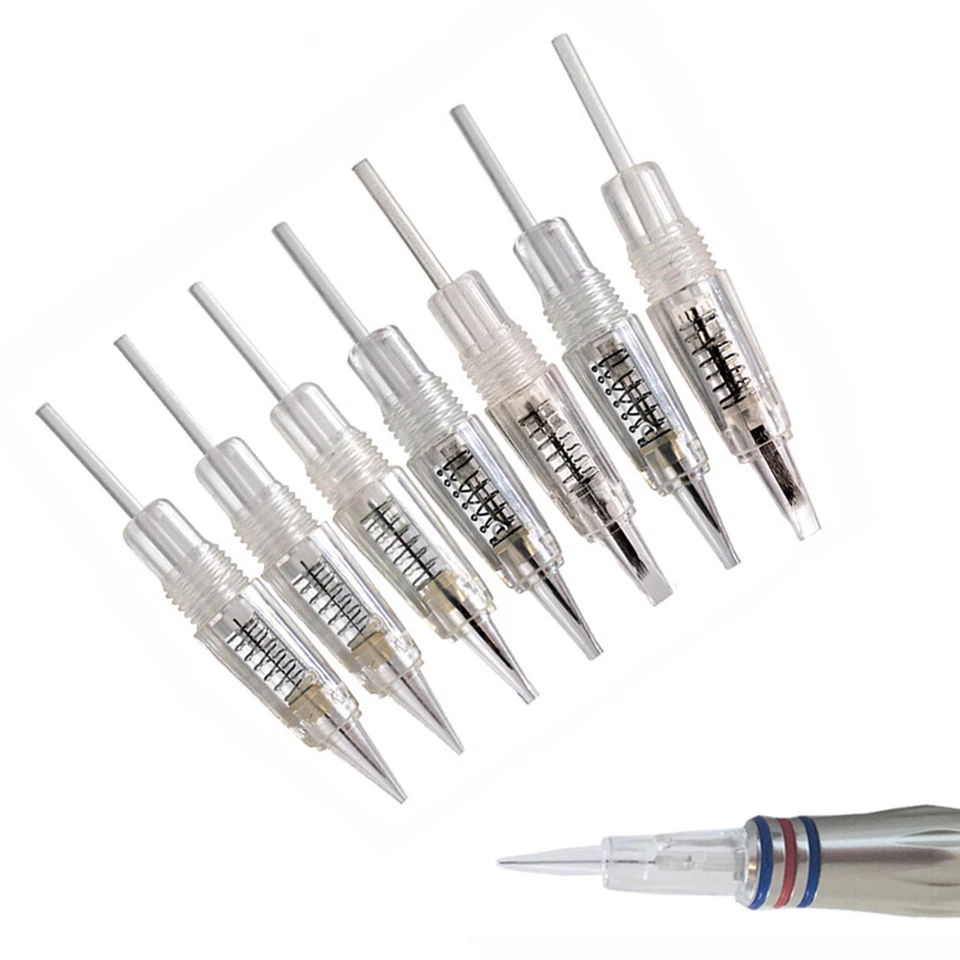 5PCS Tattoo Needles Cartridge for Charmant Permanent Makeup Machine Pen 1R 3R 5R