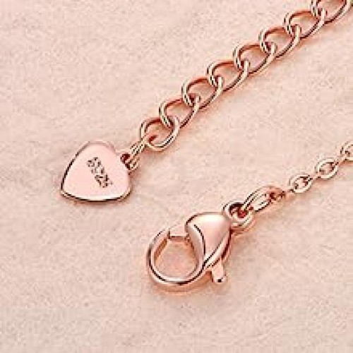 Anniversary Birthday Gifts For Women Rose Gold Compass Necklace Sterling Silver - Picture 7 of 12