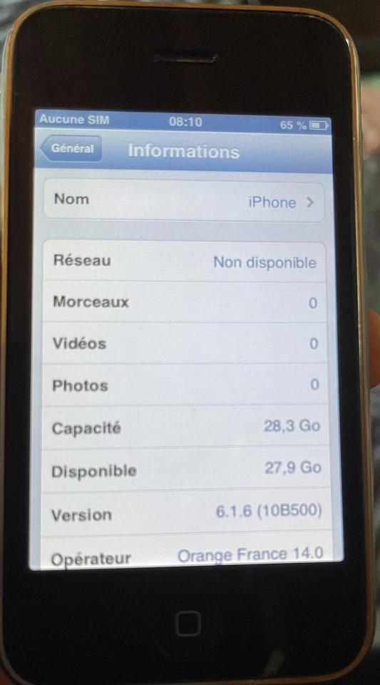 Apple iPhone 3GS  - 32 Go - Noir (Désimlocké), photo 3 sur 3
