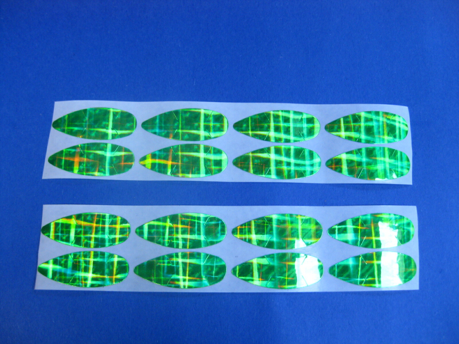 16 Chart Hyper Prism 5 Willow Blade Die Cut Lure Tape Holographic