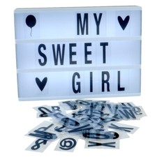 LED Lightbox Lichtbox Leucht-Kasten Leuchtbox Leuchtreklame Light Box Buchstaben