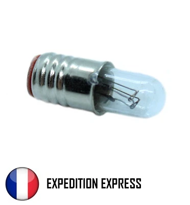2x Ampoules LED E5 12V pour Locomotives, Wagons Jouef Lima HO 1/87